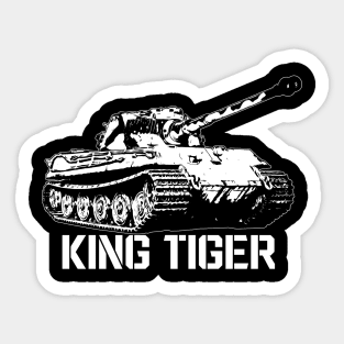 King Tiger Tank Sticker